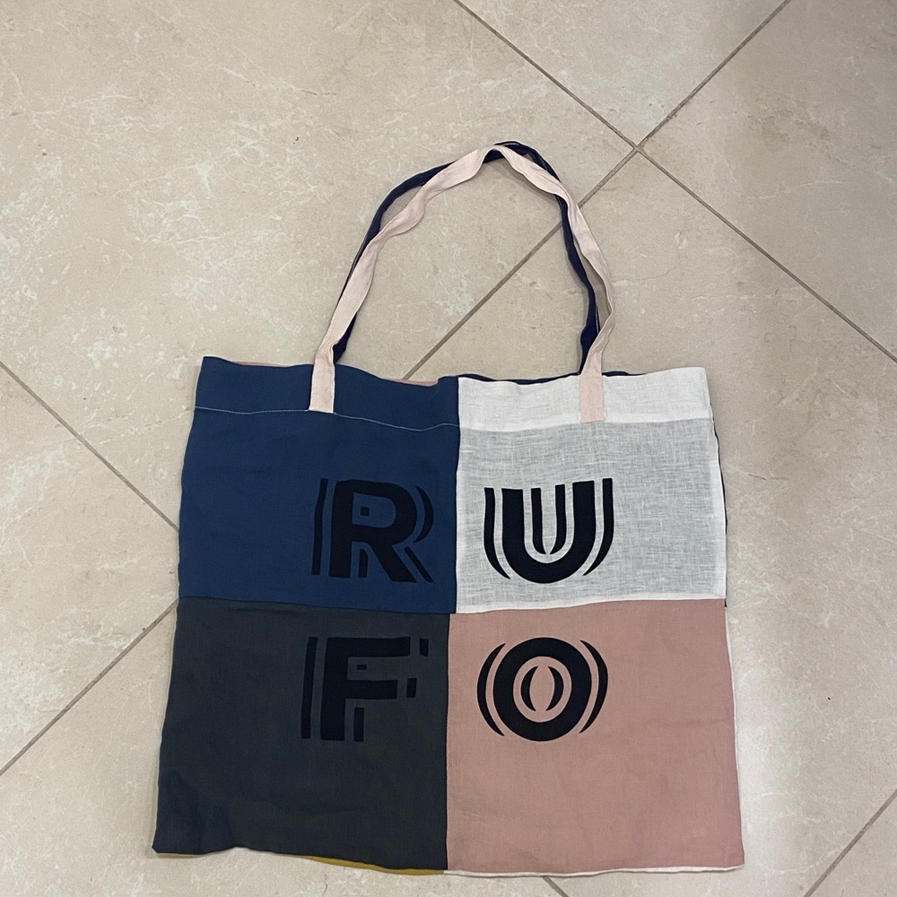 Rufo Color Block Tote Bag